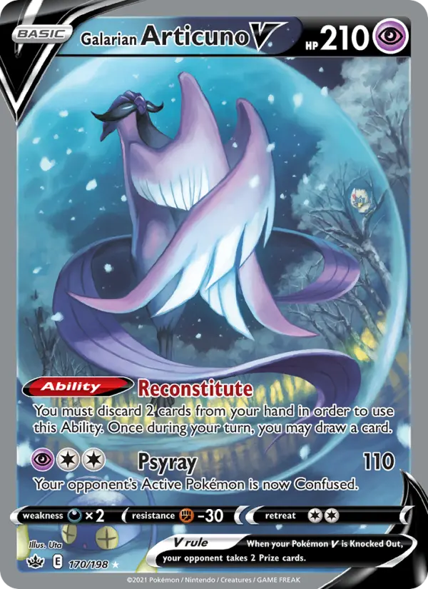 Galarian Articuno V, Pokémon card