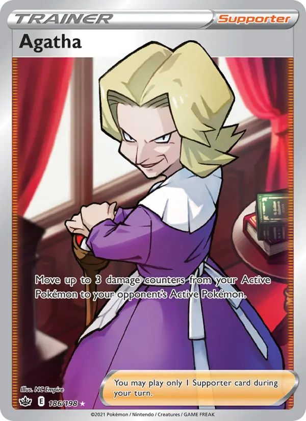 Agatha, Pokémon card