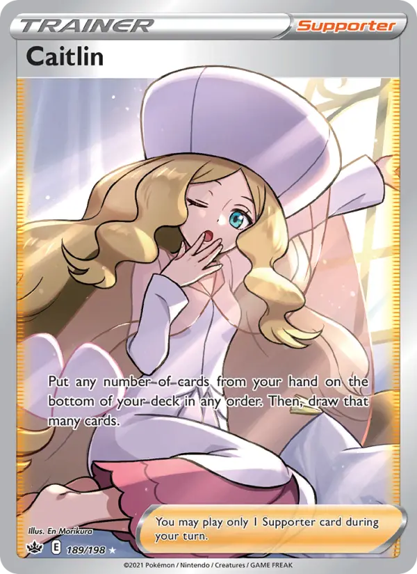 Caitlin, Pokémon card