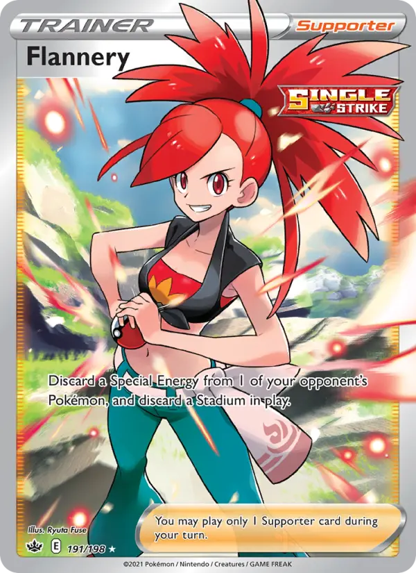 Flannery, Pokémon card