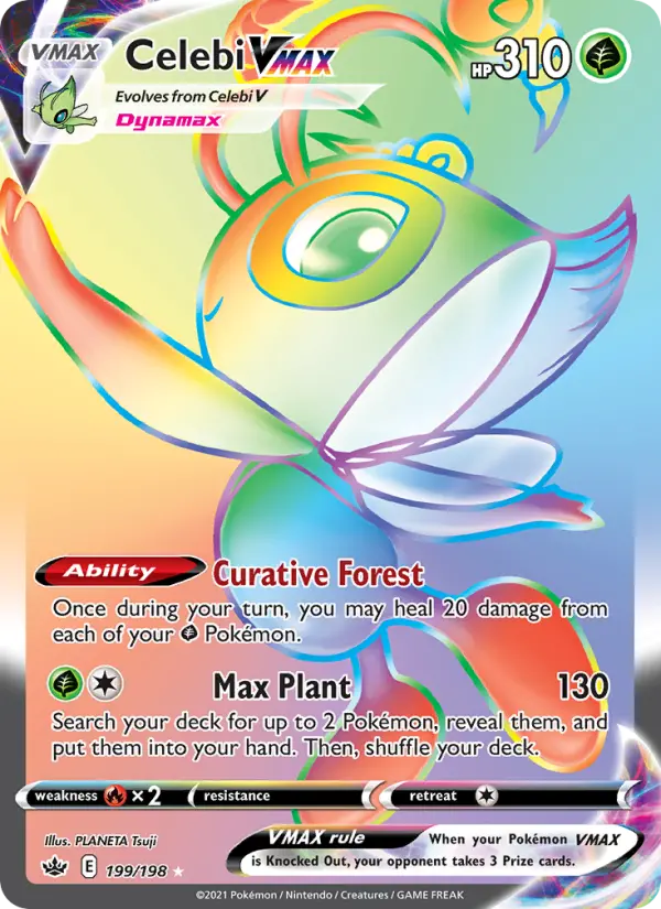 Celebi VMAX, Pokémon card