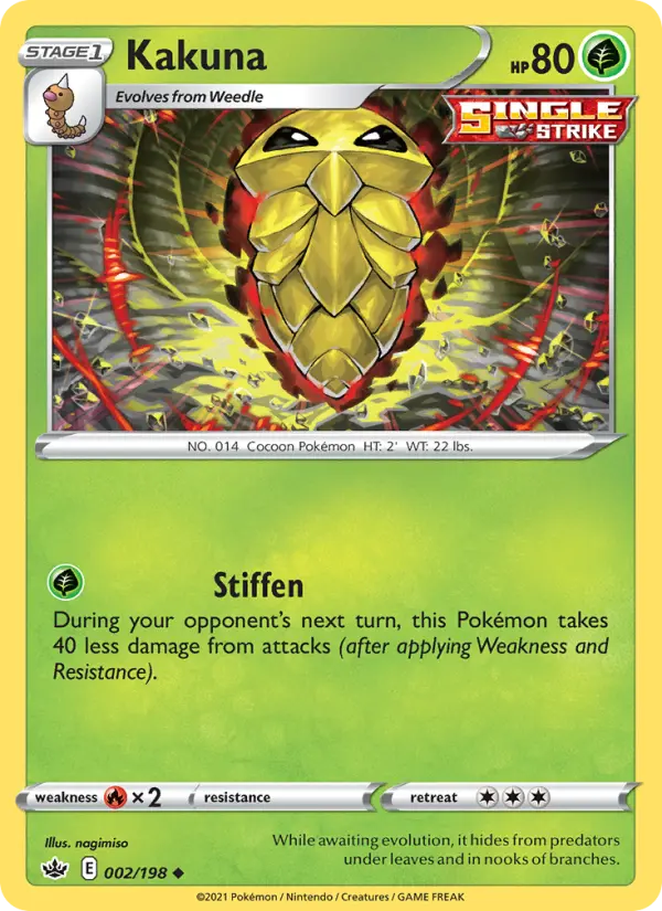 Kakuna, Pokémon card