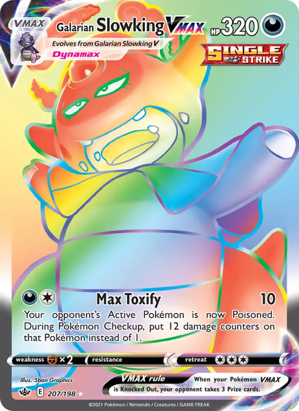 Galarian Slowking VMAX, Pokémon card