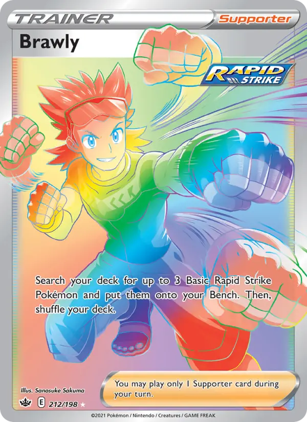 Brawly, Pokémon card