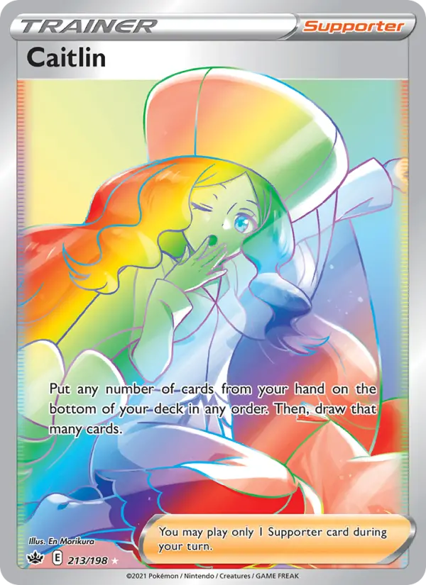 Caitlin, Pokémon card