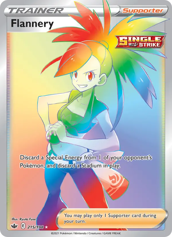 Flannery, Pokémon card