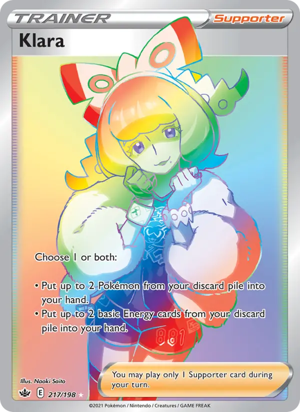 Klara, Pokémon card