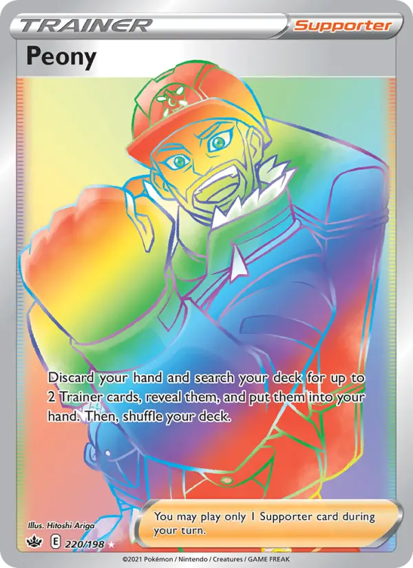 Peony, Pokémon card