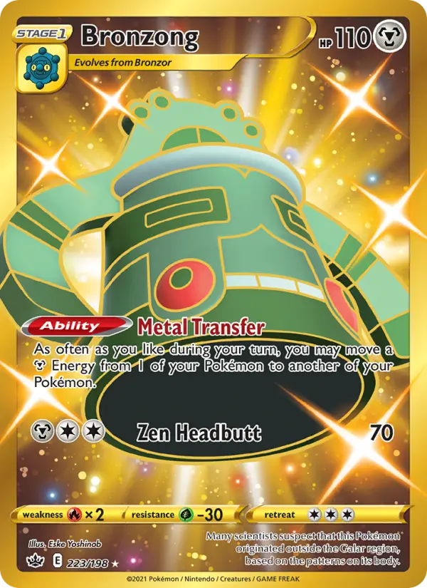 Bronzong, Pokémon card