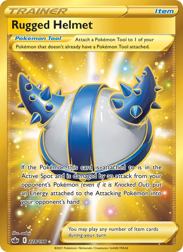 Rugged Helmet, Pokémon card