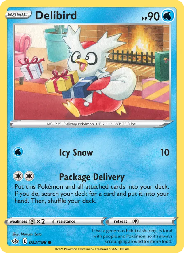 Delibird, Pokémon card
