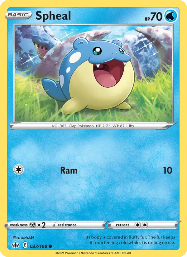 Spheal, Pokémon card