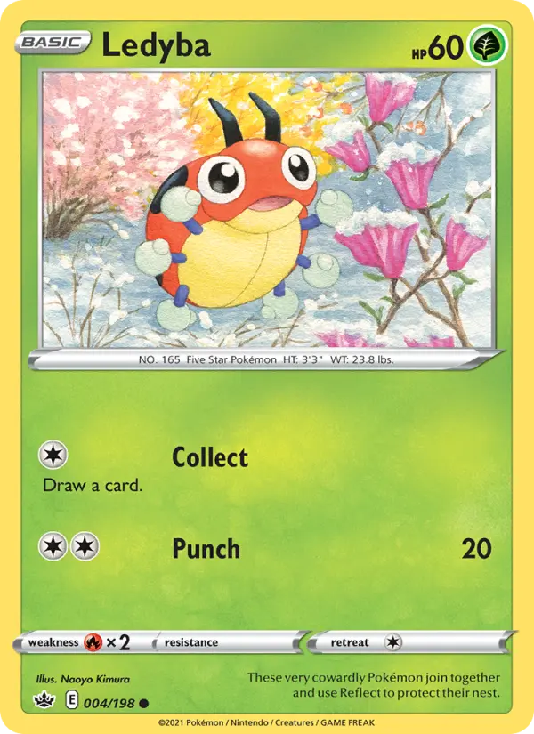 Ledyba, Pokémon card