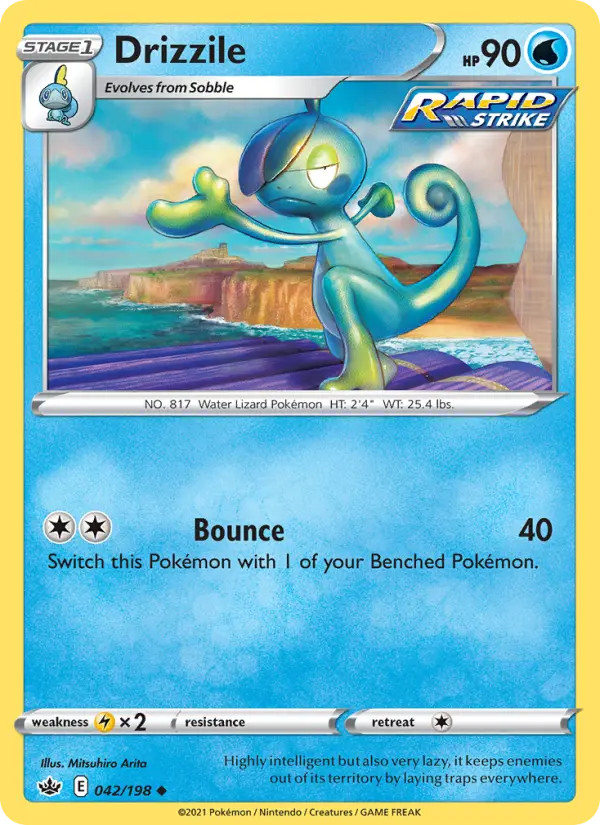 Drizzile, Pokémon card