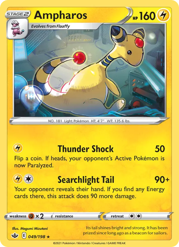 Ampharos, Pokémon card