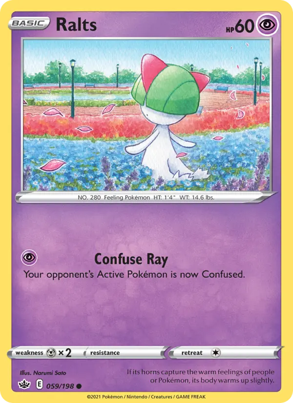 Ralts, Pokémon card
