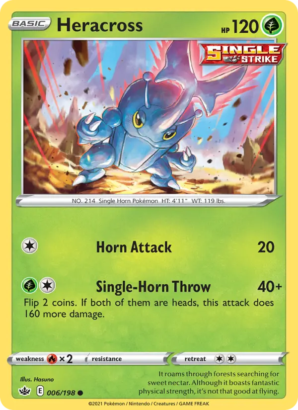 Heracross, Pokémon card