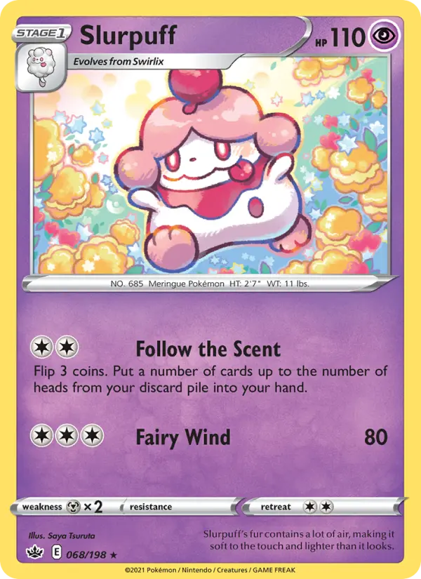 Slurpuff, Pokémon card