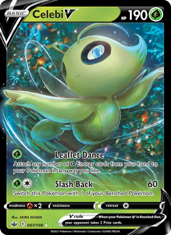 Celebi V, Pokémon card