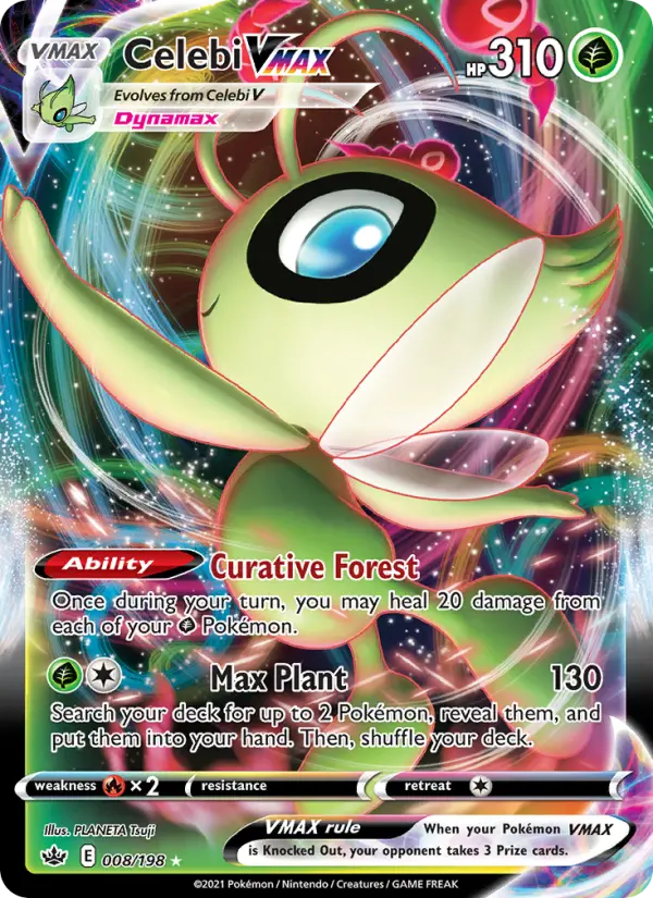 Celebi VMAX, Pokémon card