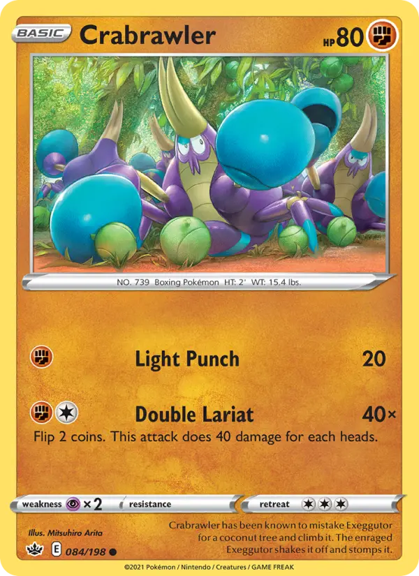 Crabrawler, Pokémon card