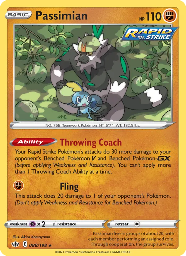 Passimian, Pokémon card