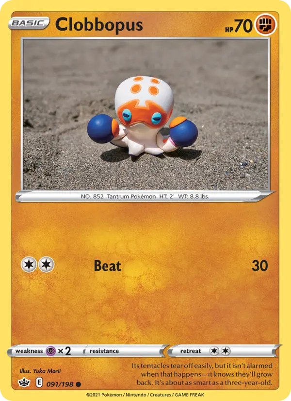 Clobbopus, Pokémon card