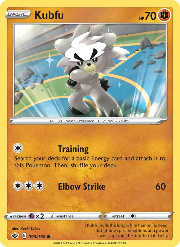 Kubfu, Pokémon card