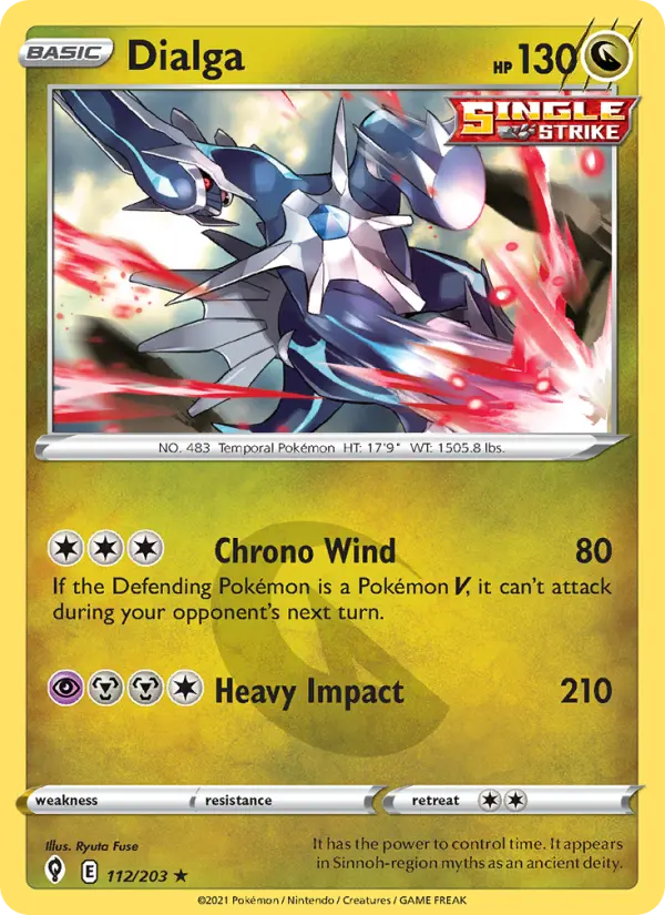 Dialga, Pokémon card