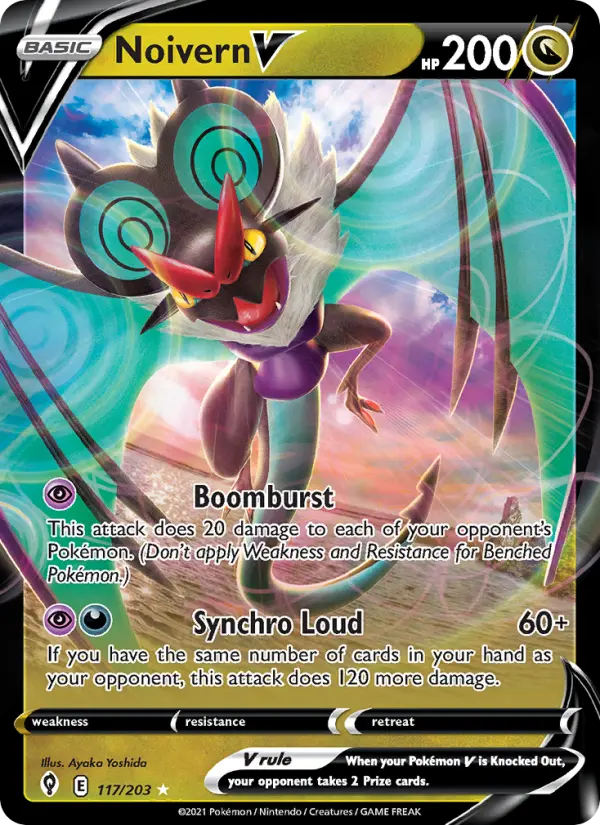 Noivern V, Pokémon card
