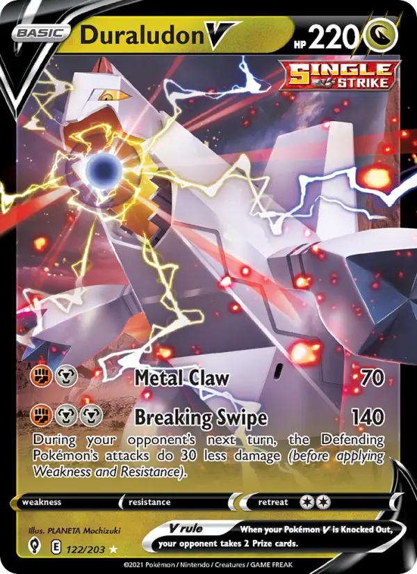 Duraludon V, Pokémon card