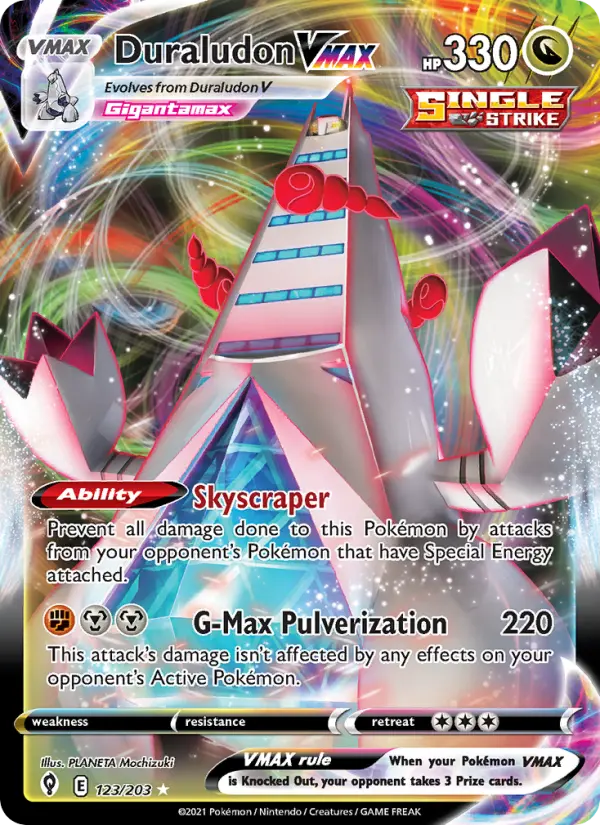 Duraludon VMAX, Pokémon card