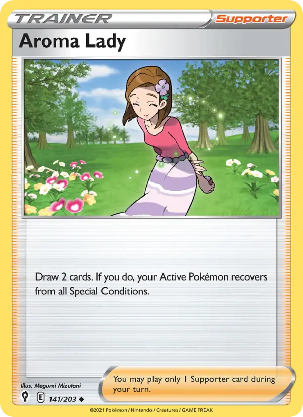 Aroma Lady, Pokémon card