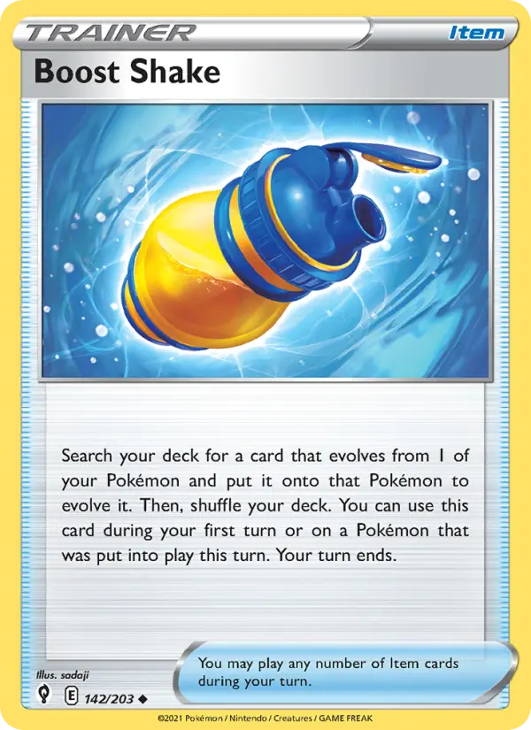 Boost Shake, Pokémon card