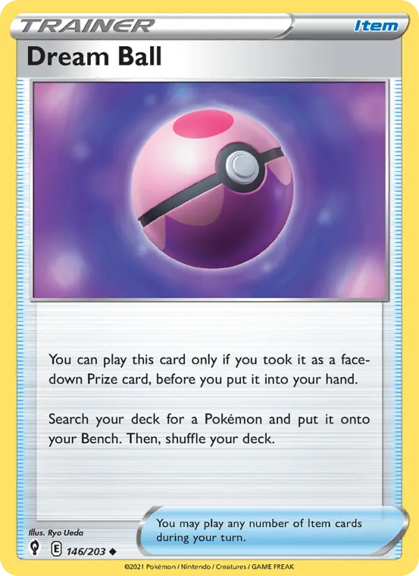 Dream Ball, Pokémon card
