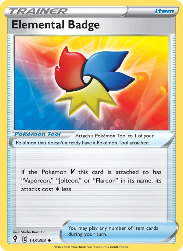 Elemental Badge, Pokémon card