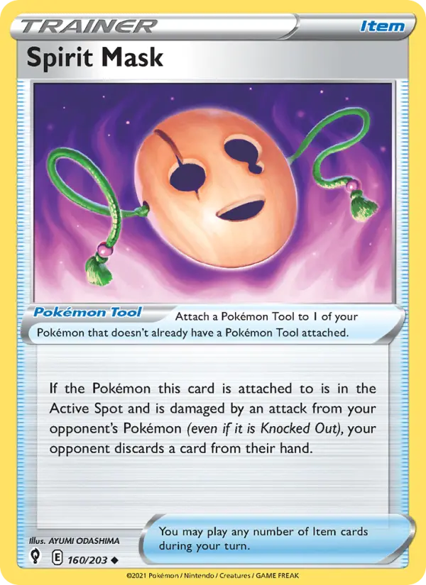 Spirit Mask, Pokémon card