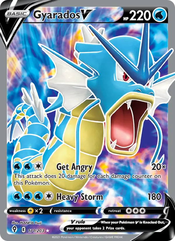 Gyarados V, Pokémon card