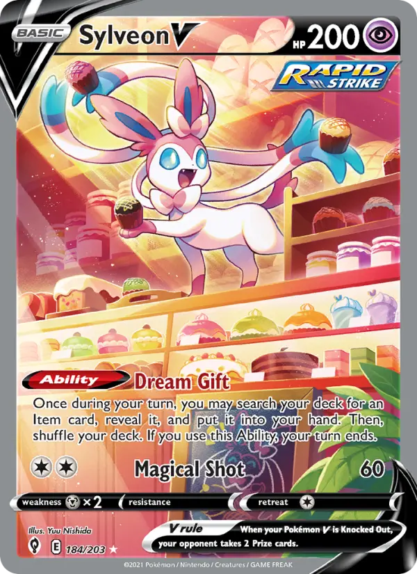 Sylveon V, Pokémon card