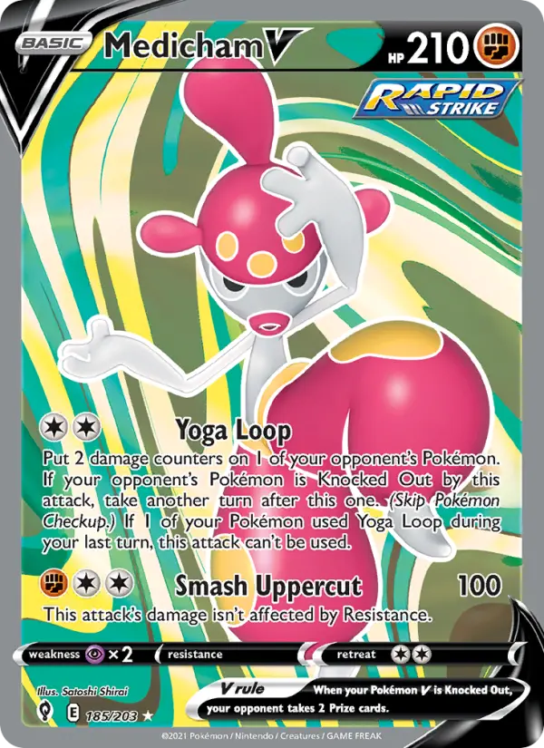 Medicham V, Pokémon card