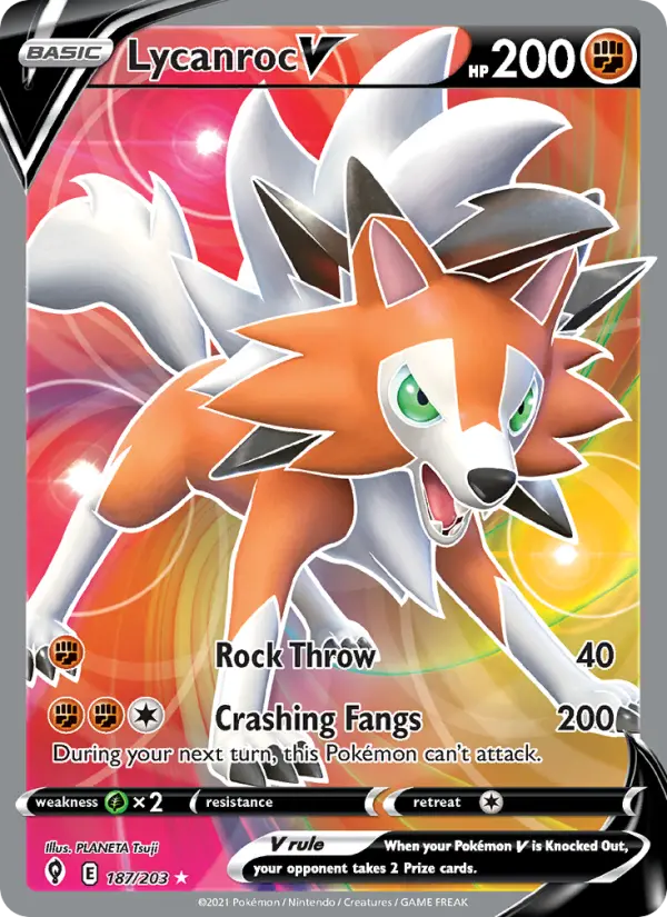 Lycanroc V, Pokémon card