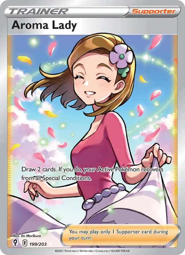 Aroma Lady, Pokémon card