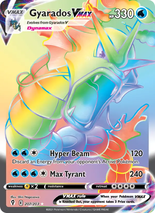 Gyarados VMAX, Pokémon card