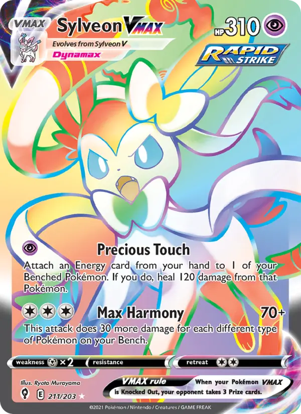 Sylveon VMAX, Pokémon card