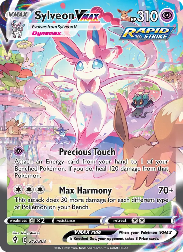 Sylveon VMAX, Pokémon card