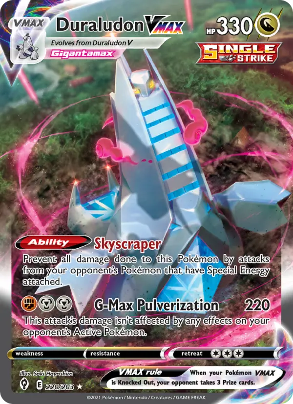 Duraludon VMAX, Pokémon card