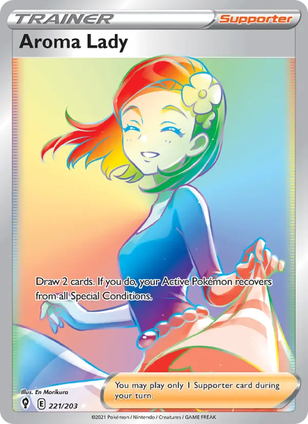 Aroma Lady, Pokémon card