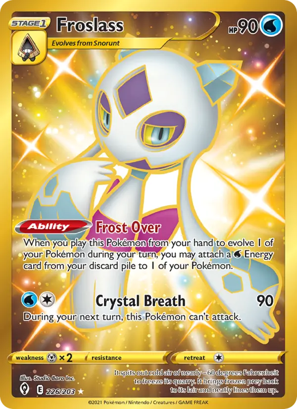 Froslass, Pokémon card