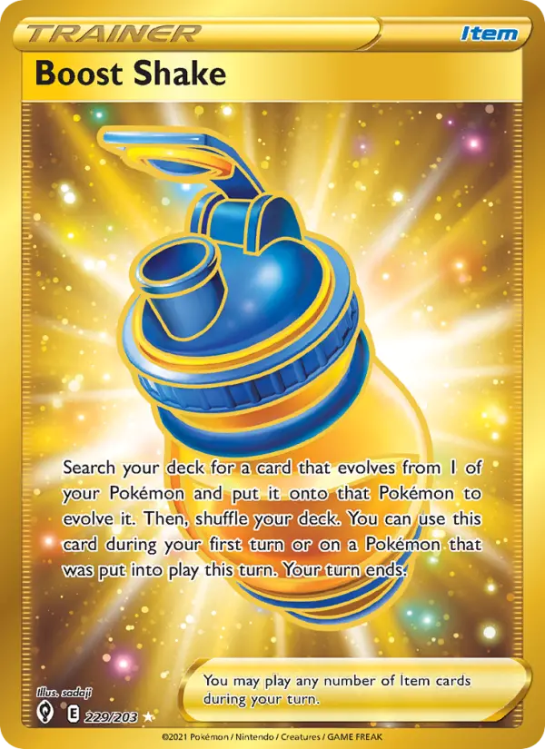 Boost Shake, Pokémon card