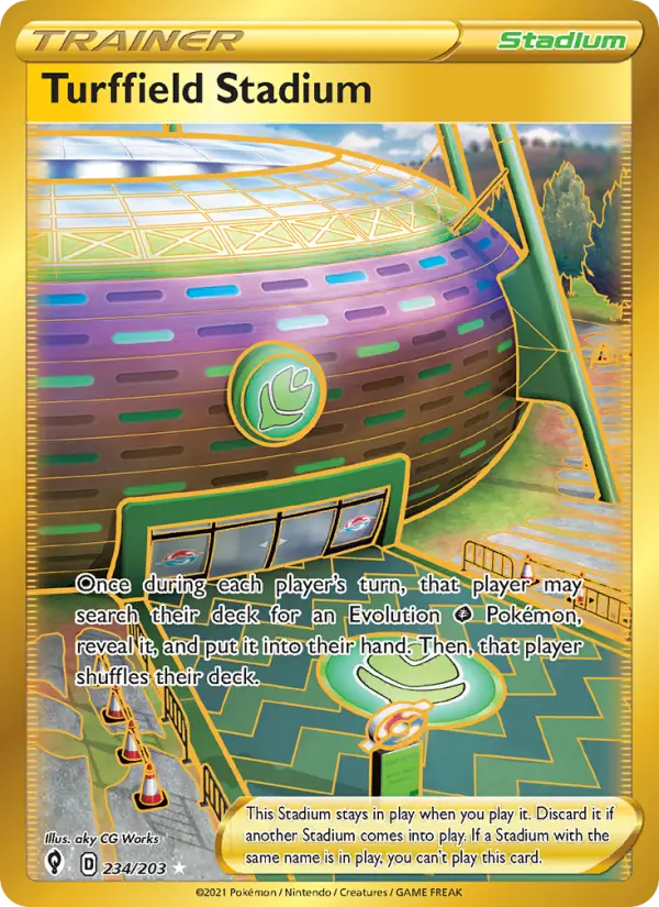Turffield Stadium, Pokémon card